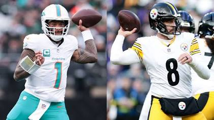 miami dolphins vs pittsburgh steelers match player stats